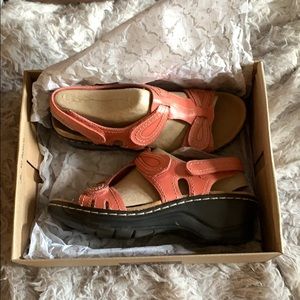 Open toed Clark’s